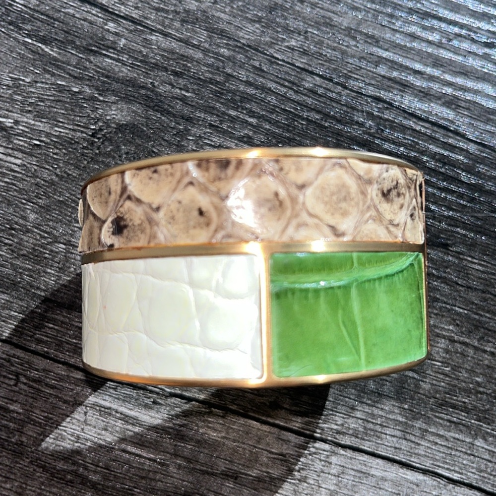 Authentic Tod’s Multicolor Patchwork Exotic Leath… - image 4